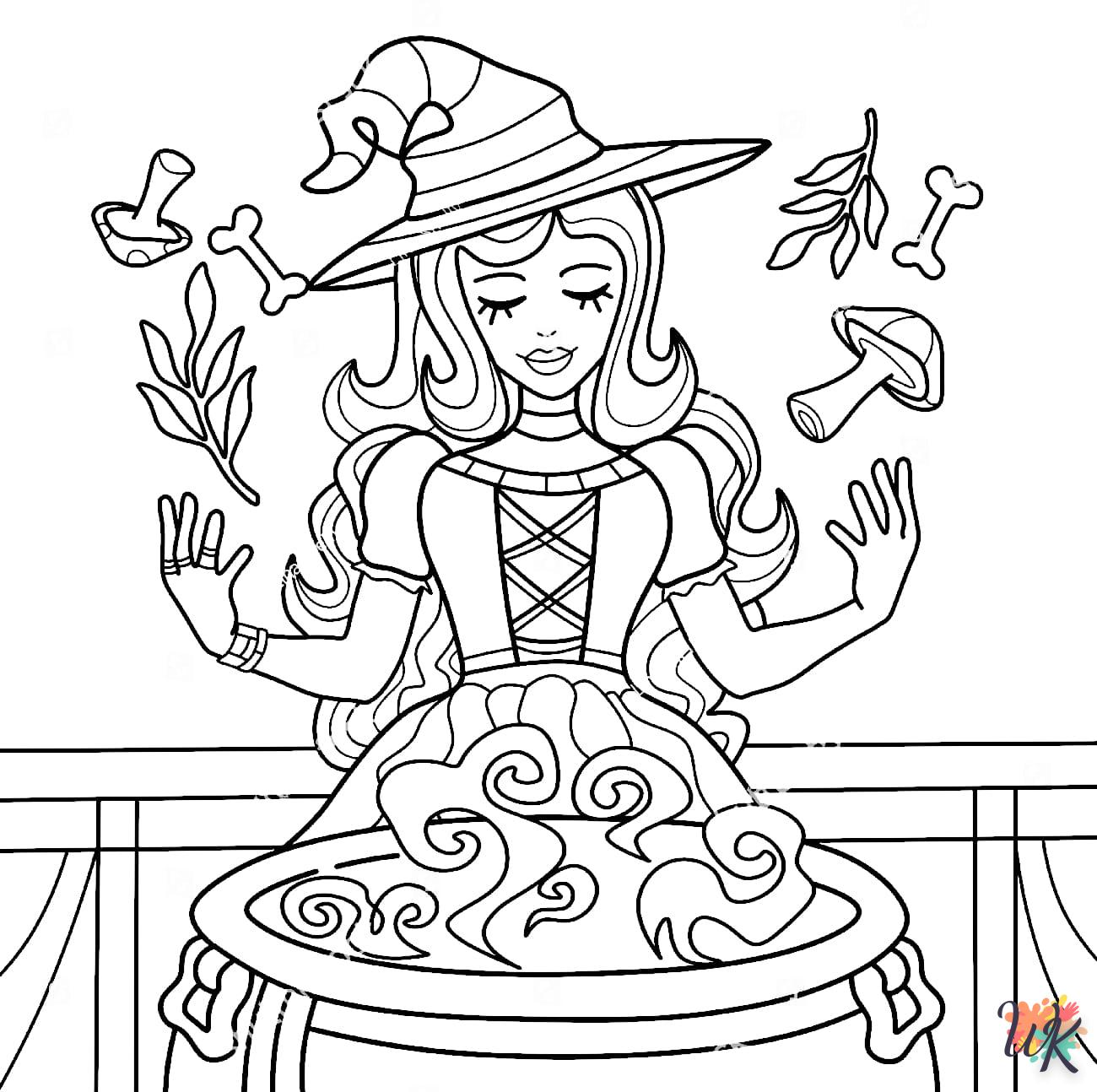 Strega 64 Disegni da Colorare Strega 62